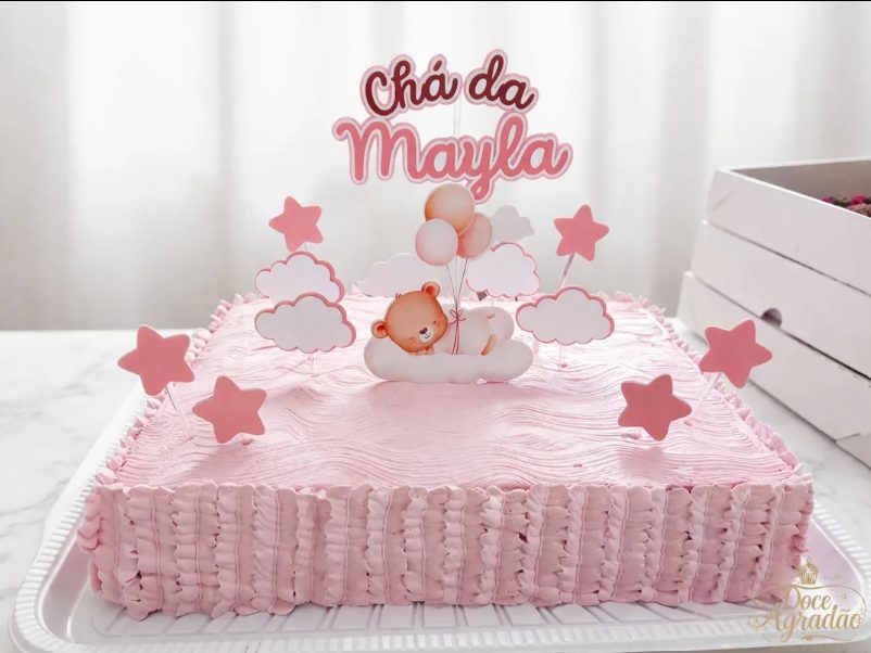 Bolo temático de festa decorado pela Doce Agrado